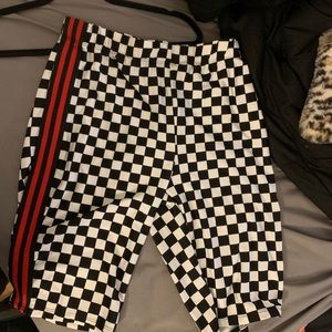 Fashion nova biker shorts.